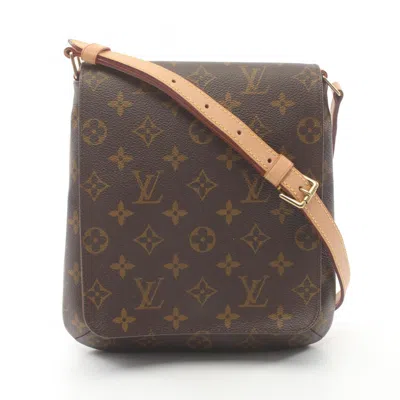 Pre-owned Louis Vuitton Brown Coated Canvas Monogram Pvc Leather Shoulder Bag ()