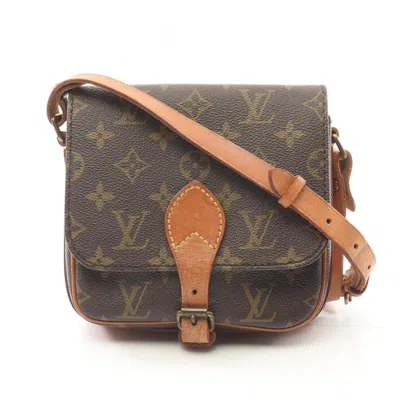 Pre-owned Louis Vuitton Brown Coated Canvas Monogram Pvc Leather Shoulder Bag ()
