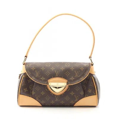 Pre-owned Louis Vuitton Brown Coated Canvas Monogram Pvc Leather Shoulder Bag ()
