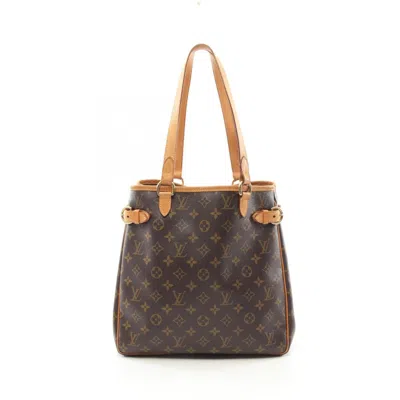 Pre-owned Louis Vuitton Brown Coated Canvas Monogram Pvc Leather Tote Bag ()