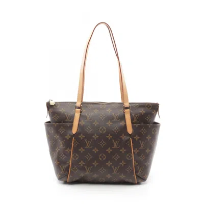 Pre-owned Louis Vuitton Brown Coated Canvas Monogram Pvc Leather Tote Bag ()