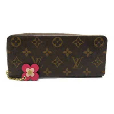 Pre-owned Louis Vuitton Brown Coated Canvas Monogram Pvc Long Wallet (bi-fold) ()