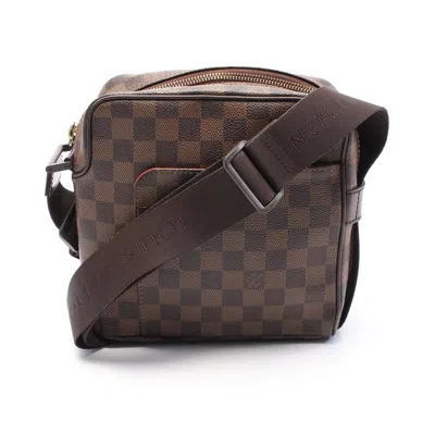 Pre-owned Louis Vuitton Brown Coated Canvas Pvc Damier Canvas Leather Shoulder Bag ()