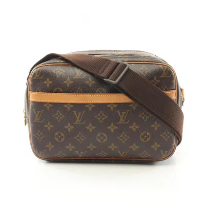 Pre-owned Louis Vuitton Brown Coated Canvas Pvc Leather Monogram Shoulder Bag ()