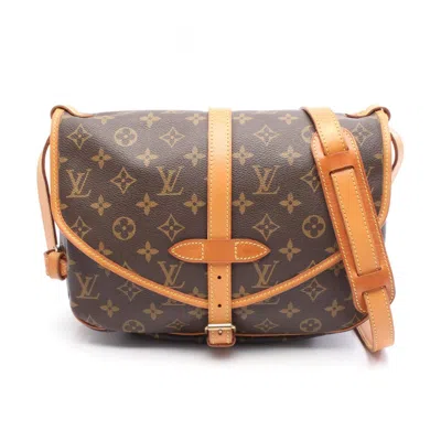 Pre-owned Louis Vuitton Brown Coated Canvas Pvc Leather Monogram Shoulder Bag ()