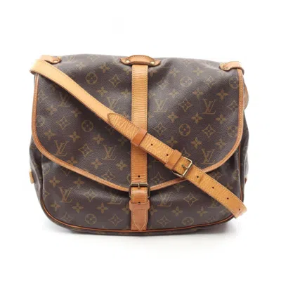 Pre-owned Louis Vuitton Brown Coated Canvas Pvc Leather Monogram Shoulder Bag ()