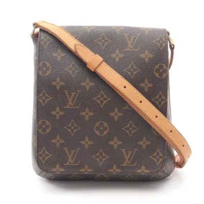 Pre-owned Louis Vuitton Brown Coated Canvas Pvc Leather Monogram Shoulder Bag ()
