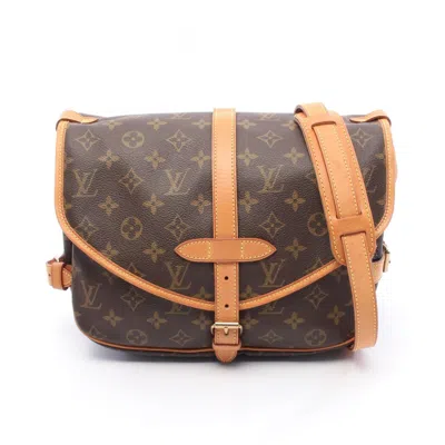 Pre-owned Louis Vuitton Brown Coated Canvas Pvc Leather Monogram Shoulder Bag ()