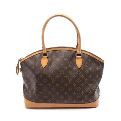 Pre-owned Louis Vuitton Brown Coated Canvas Pvc Leather Monogram Tote Bag ()