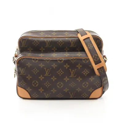 Pre-owned Louis Vuitton Brown Coated Canvas Pvc Leather Shoulder Bag ()