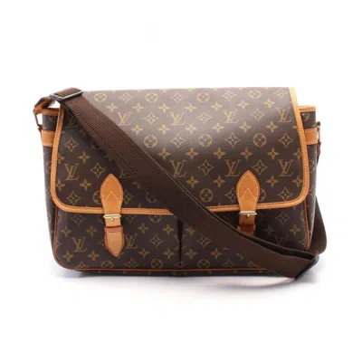 Pre-owned Louis Vuitton Brown Coated Canvas Pvc Leather Shoulder Bag ()
