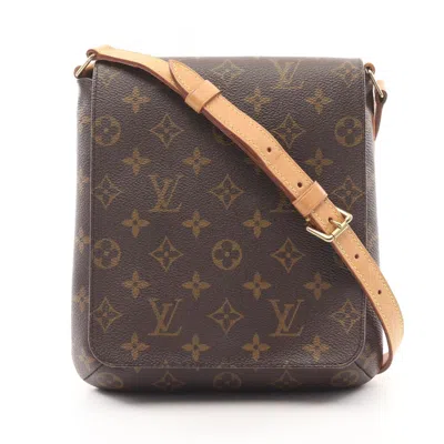 Pre-owned Louis Vuitton Brown Coated Canvas Pvc Leather Shoulder Bag ()