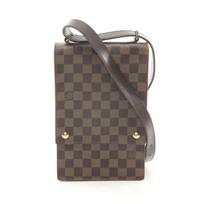 Pre-owned Louis Vuitton Brown Coated Canvas Pvc Leather Shoulder Bag ()