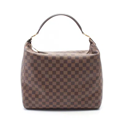 Pre-owned Louis Vuitton Brown Coated Canvas Pvc Leather Shoulder Bag ()