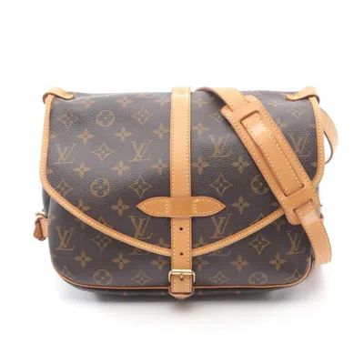 Pre-owned Louis Vuitton Brown Coated Canvas Pvc Leather Shoulder Bag ()