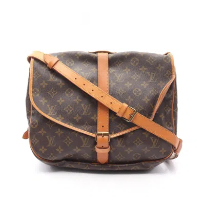 Pre-owned Louis Vuitton Brown Coated Canvas Pvc Leather Shoulder Bag ()