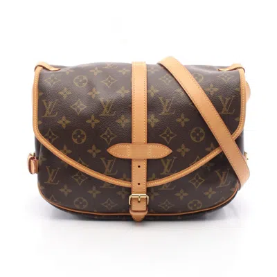 Pre-owned Louis Vuitton Brown Coated Canvas Pvc Leather Shoulder Bag ()