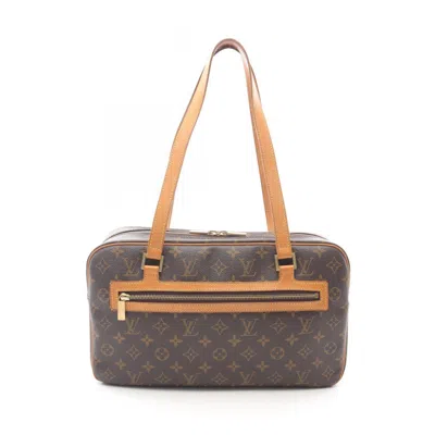 Pre-owned Louis Vuitton Brown Coated Canvas Pvc Leather Shoulder Bag ()