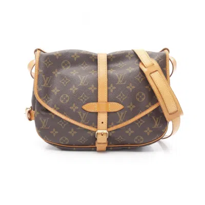 Pre-owned Louis Vuitton Brown Coated Canvas Pvc Leather Shoulder Bag ()