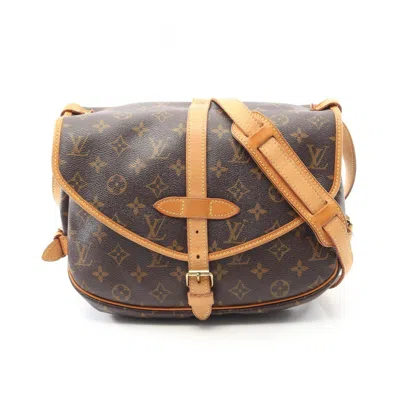 Pre-owned Louis Vuitton Brown Coated Canvas Pvc Leather Shoulder Bag ()