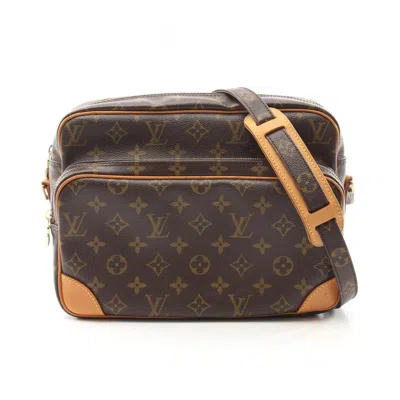 Pre-owned Louis Vuitton Brown Coated Canvas Pvc Leather Shoulder Bag ()