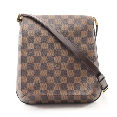 Pre-owned Louis Vuitton Brown Coated Canvas Pvc Leather Shoulder Bag ()