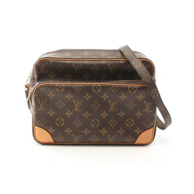 Pre-owned Louis Vuitton Brown Coated Canvas Pvc Leather Shoulder Bag ()