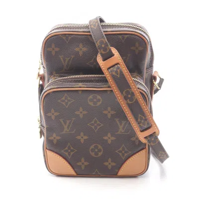 Pre-owned Louis Vuitton Brown Coated Canvas Pvc Leather Shoulder Bag ()