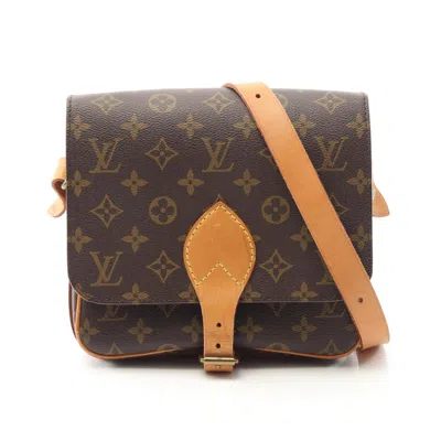 Pre-owned Louis Vuitton Brown Coated Canvas Pvc Leather Shoulder Bag ()