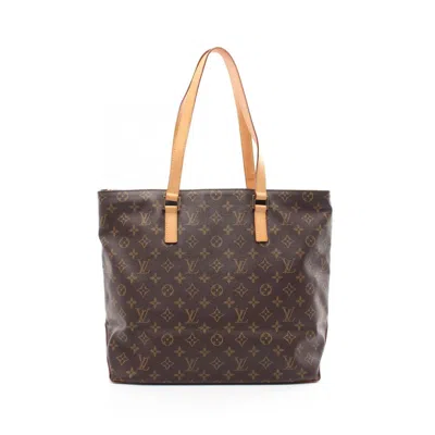 Pre-owned Louis Vuitton Brown Coated Canvas Pvc Leather Tote Bag ()