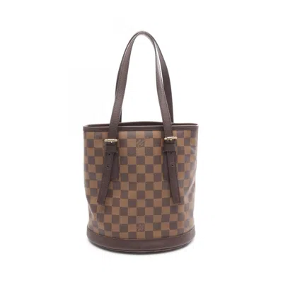 Pre-owned Louis Vuitton Brown Coated Canvas Pvc Leather Tote Bag ()