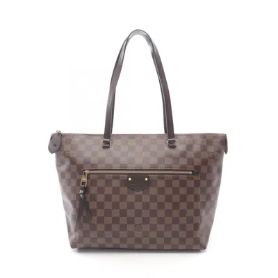Pre-owned Louis Vuitton Brown Coated Canvas Pvc Leather Tote Bag ()