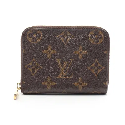 Pre-owned Louis Vuitton Brown Coated Canvas Pvc Monogram Coin Purse/coin Case ()