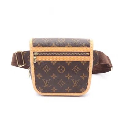 Pre-owned Louis Vuitton Brown Coated Canvas Pvc Monogram Leather Fanny Pack Sling Bag ()
