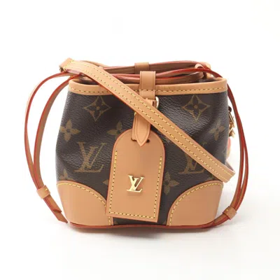 Pre-owned Louis Vuitton Brown Coated Canvas Pvc Monogram Leather Shoulder Bag ()