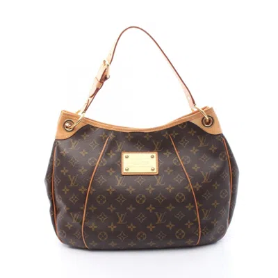 Pre-owned Louis Vuitton Brown Coated Canvas Pvc Monogram Leather Shoulder Bag ()