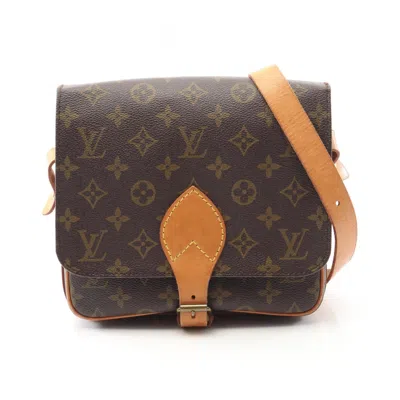 Pre-owned Louis Vuitton Brown Coated Canvas Pvc Monogram Leather Shoulder Bag ()