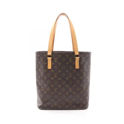 Pre-owned Louis Vuitton Brown Coated Canvas Pvc Monogram Leather Tote Bag ()