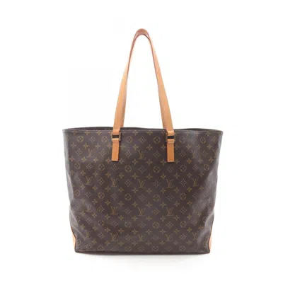 Pre-owned Louis Vuitton Brown Coated Canvas Pvc Monogram Leather Tote Bag ()