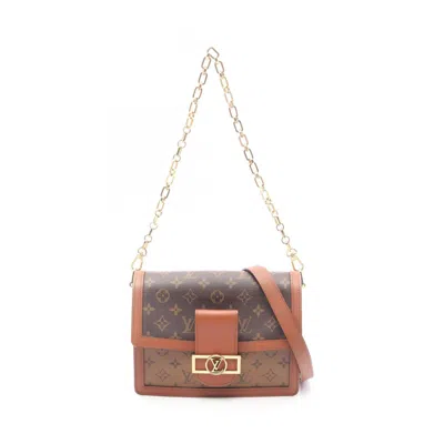 Pre-owned Louis Vuitton Brown Coated Canvas Pvc Monogram Reverse Leather Shoulder Bag ()