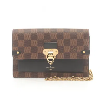 Pre-owned Louis Vuitton Brown Coated Canvas Shoulder Bag ()