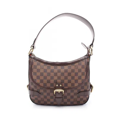 Pre-owned Louis Vuitton Brown Coated Canvas Shoulder Bag ()