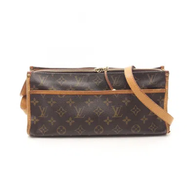 Pre-owned Louis Vuitton Brown Coated Canvas Shoulder Bag ()