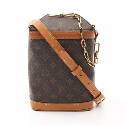 Pre-owned Louis Vuitton Brown Coated Canvas Shoulder Bag ()