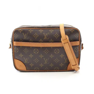 Pre-owned Louis Vuitton Brown Coated Canvas Shoulder Bag ()