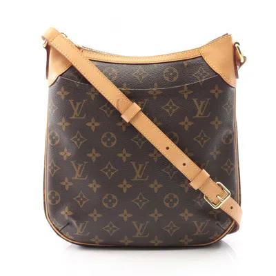 Pre-owned Louis Vuitton Brown Coated Canvas Shoulder Bag ()