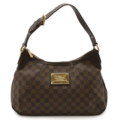 Pre-owned Louis Vuitton Brown Coated Canvas Shoulder Bag ()