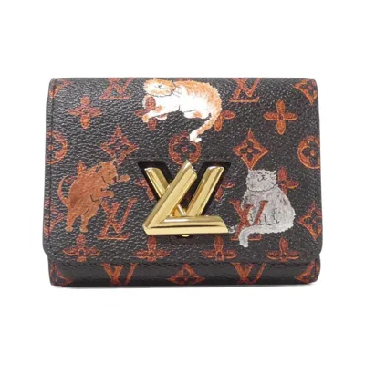 Pre-owned Louis Vuitton Brown Coated Canvas Wallet (bi-fold) ()