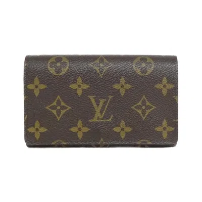 Pre-owned Louis Vuitton Brown Coated Canvas Wallet (bi-fold) ()