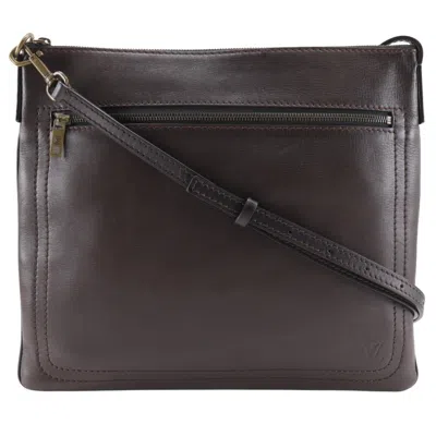 Pre-owned Louis Vuitton Brown Coffee Leather Shoulder Bag ()